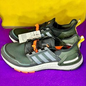 New adidas Ultra Boost Cold.RDY Men’s Size 8 Black Signal Orange EG9798 Sneakers